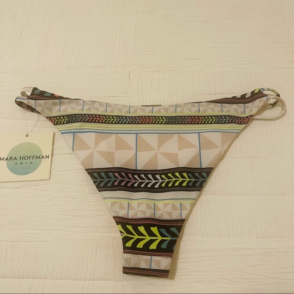 Mara Hoffman Side Straps Bikini Bottom - Picture 2 of 4